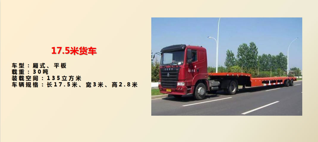 17.5米平板車